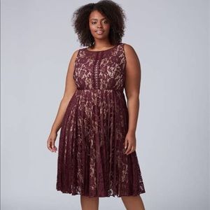Lane Bryant Lace Illusion Dress